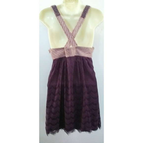 FREE PEOPLE HERRINGBONE BEADED STRAP DRESS - Picture 3 of 4